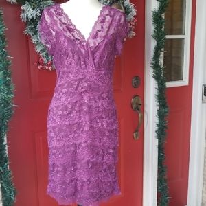 Gown Town purple lace dress